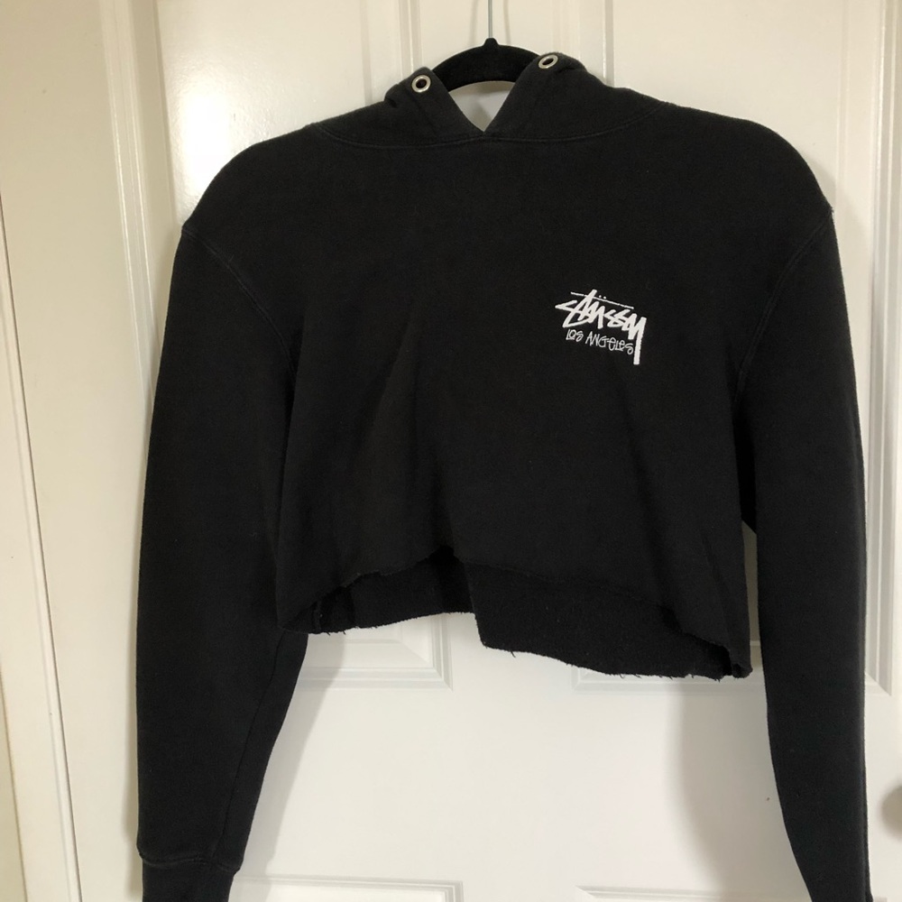 Stussy cropped hoodie